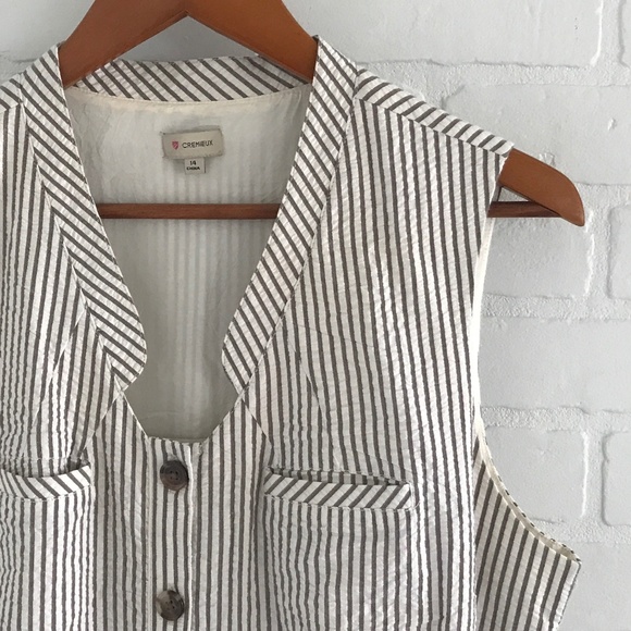 Daniel Cremieux Dresses & Skirts - Daniel Cremieux - Cream and light brown Dress Women Plus Size 14